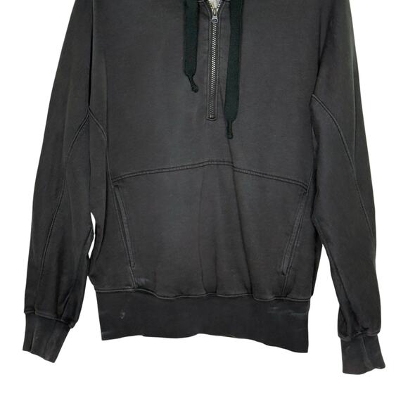 Free People Movement L Think Future Hoodie Washed Black Pullover *flaw - Picture 6 of 12